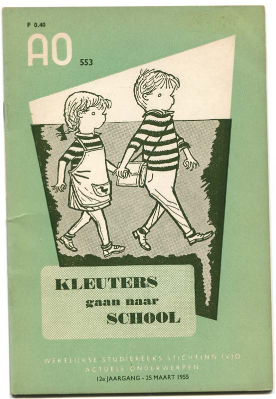 1955-Kleuters gaan naar school