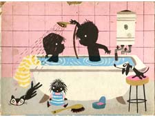 Egel puzzel 4 – In het bad (1958)