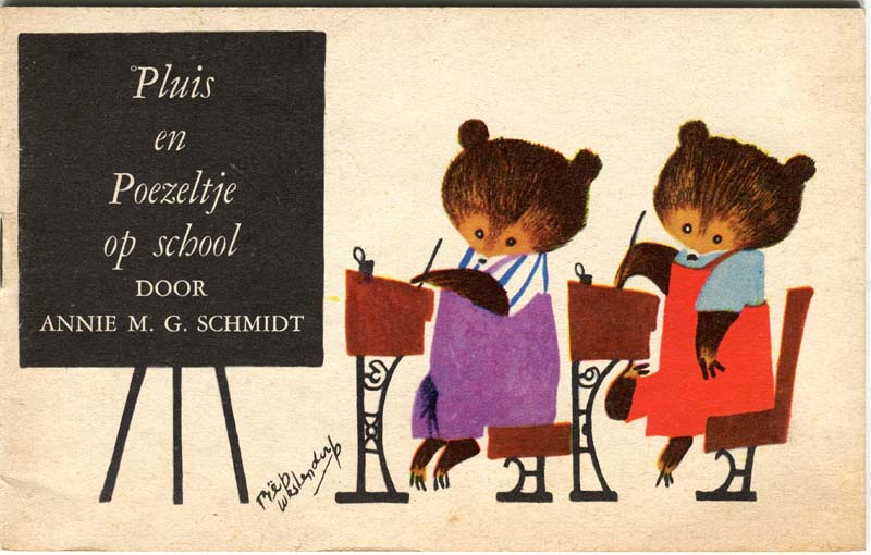 1963-Pluis en Poezeltje op school