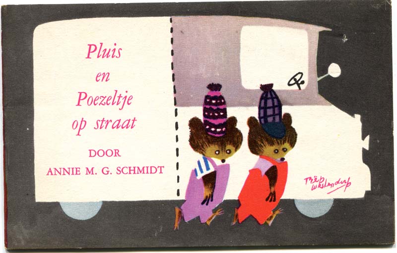 1963-Pluis en Poezeltje op straat